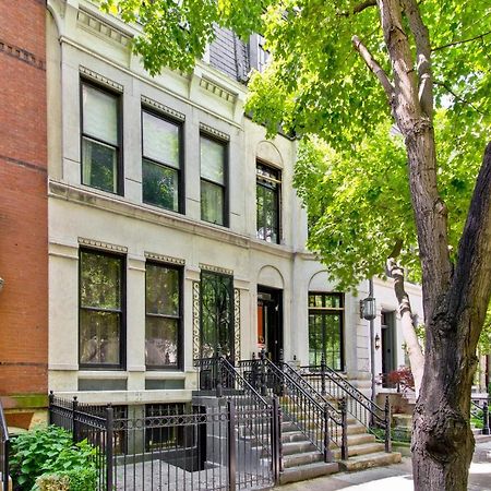 Historic Luxury Townhouse In Downtown Chicago Villa Exterior foto