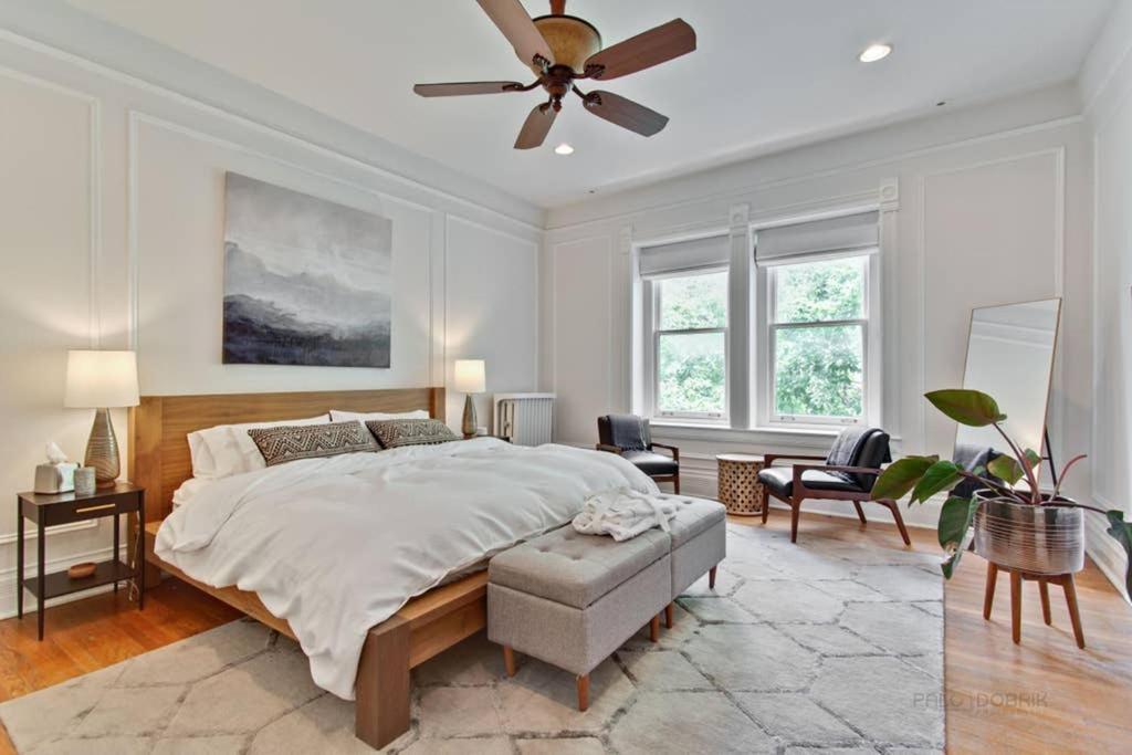 Historic Luxury Townhouse In Downtown Chicago Villa Exterior foto